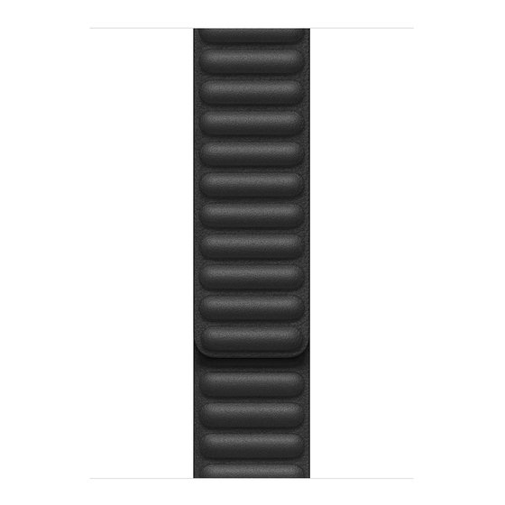 Microsonic Apple Watch Ultra Kordon Leather Link Band Siyah