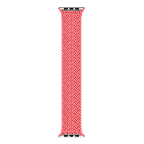 Microsonic Apple Watch Ultra Kordon, (Small Size, 127mm) Braided Solo Loop Band Pembe