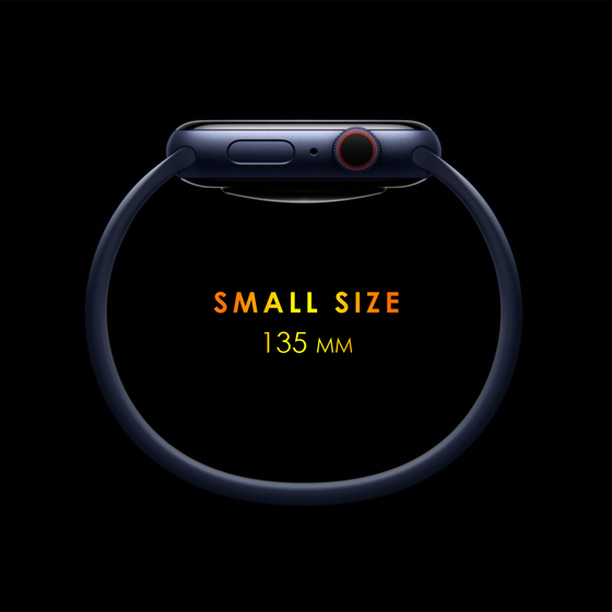 Microsonic Apple Watch Ultra Kordon, (Small Size, 135mm) New Solo Loop Pembe