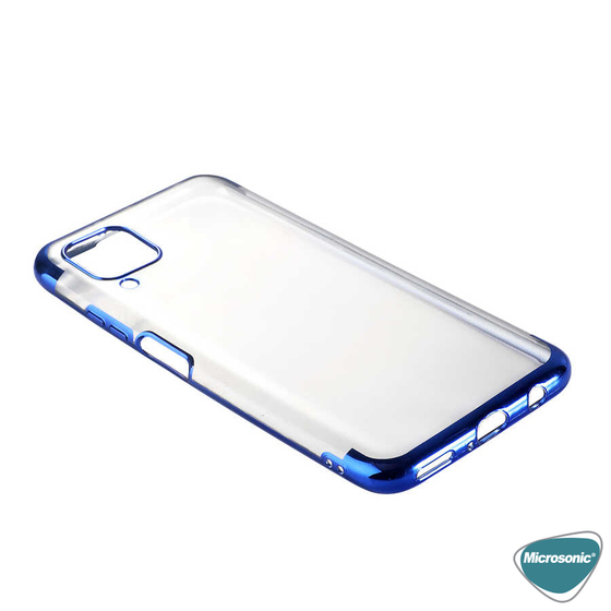 Microsonic Samsung Galaxy A12 Kılıf Skyfall Transparent Clear Kırmızı