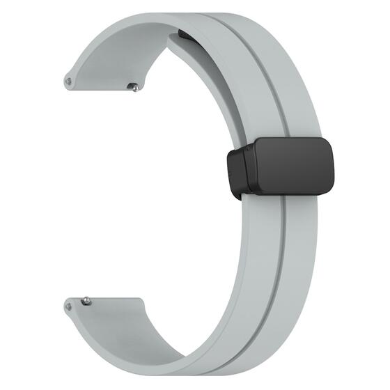 Microsonic Xiaomi Watch S1 Pro Kordon Ribbon Line Gri