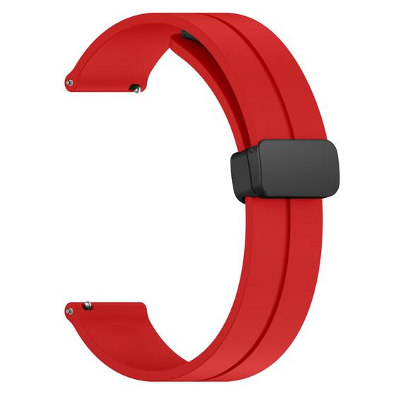 Microsonic Xiaomi Watch S1 Pro Kordon Ribbon Line Kırmızı