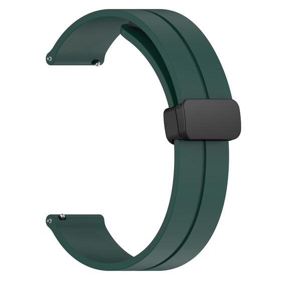 Microsonic Xiaomi Watch S1 Pro Kordon Ribbon Line Koyu Yeşil