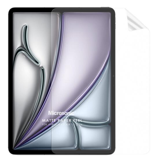 Microsonic Apple iPad Air 13 2024 (A2898-A2899) Paper Feel Kağıt Dokulu Mat Ekran Koruyucu