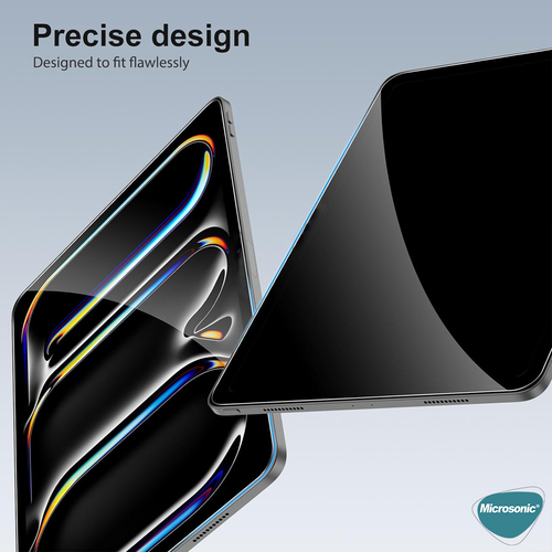 Microsonic Apple iPad Air 11 2024 (A2902-A2903) Tempered Glass Cam Ekran Koruyucu