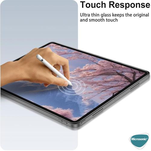 Microsonic Apple iPad Pro 13 2024 (A2925-A2926) Tempered Glass Cam Ekran Koruyucu