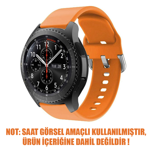 Microsonic Garmin Vivomove HR Silikon Kordon Turuncu