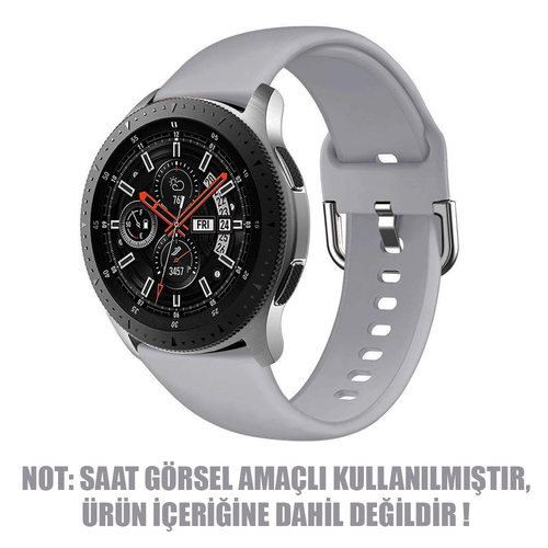 Microsonic Huawei Watch GT Sport Silikon Kordon Gri