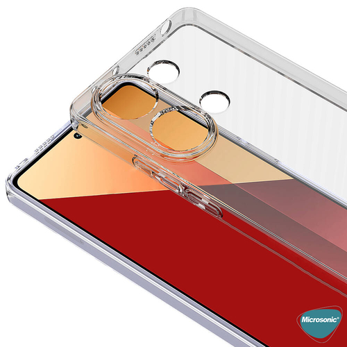 Microsonic Xiaomi Redmi Note 13 4G Kılıf Transparent Soft Şeffaf