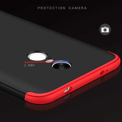 Microsonic Xiaomi Redmi Note 4 Kılıf Double Dip 360 Protective Lacivert