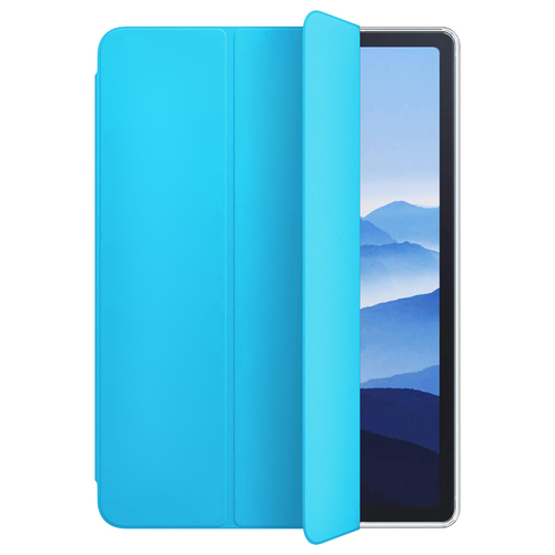 Microsonic Apple iPad Air 11 2024 Kılıf (A2902-A2903) Slim Translucent Back Smart Cover Mavi