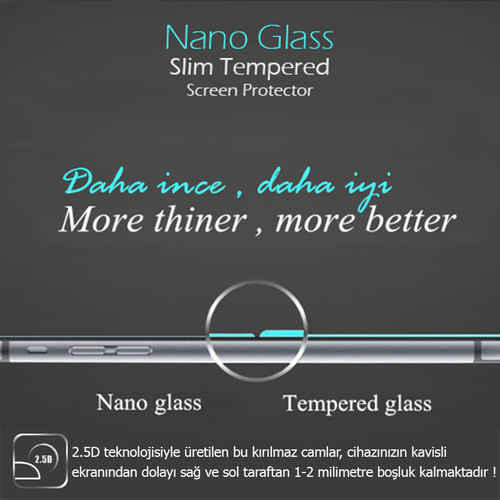 Microsonic Huawei Nova 12 SE Screen Protector Nano Glass Cam Ekran Koruyucu (3`lü Paket)