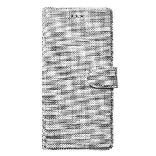 Microsonic Xiaomi Redmi Note 12 Pro 4G Kılıf Fabric Book Wallet Gri